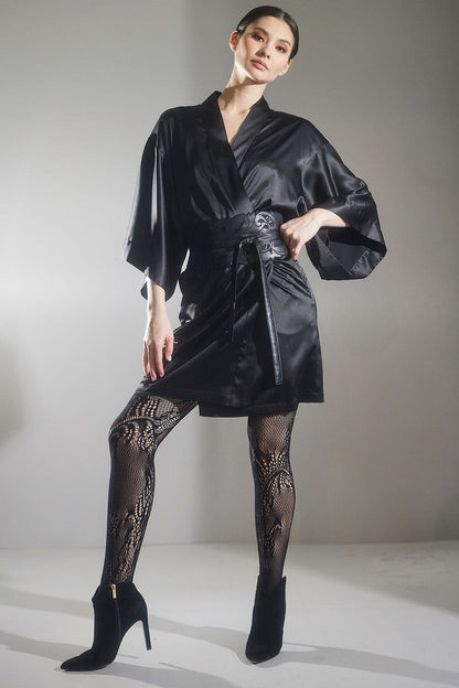 Buy Glamour Wrap in Black Online Black
