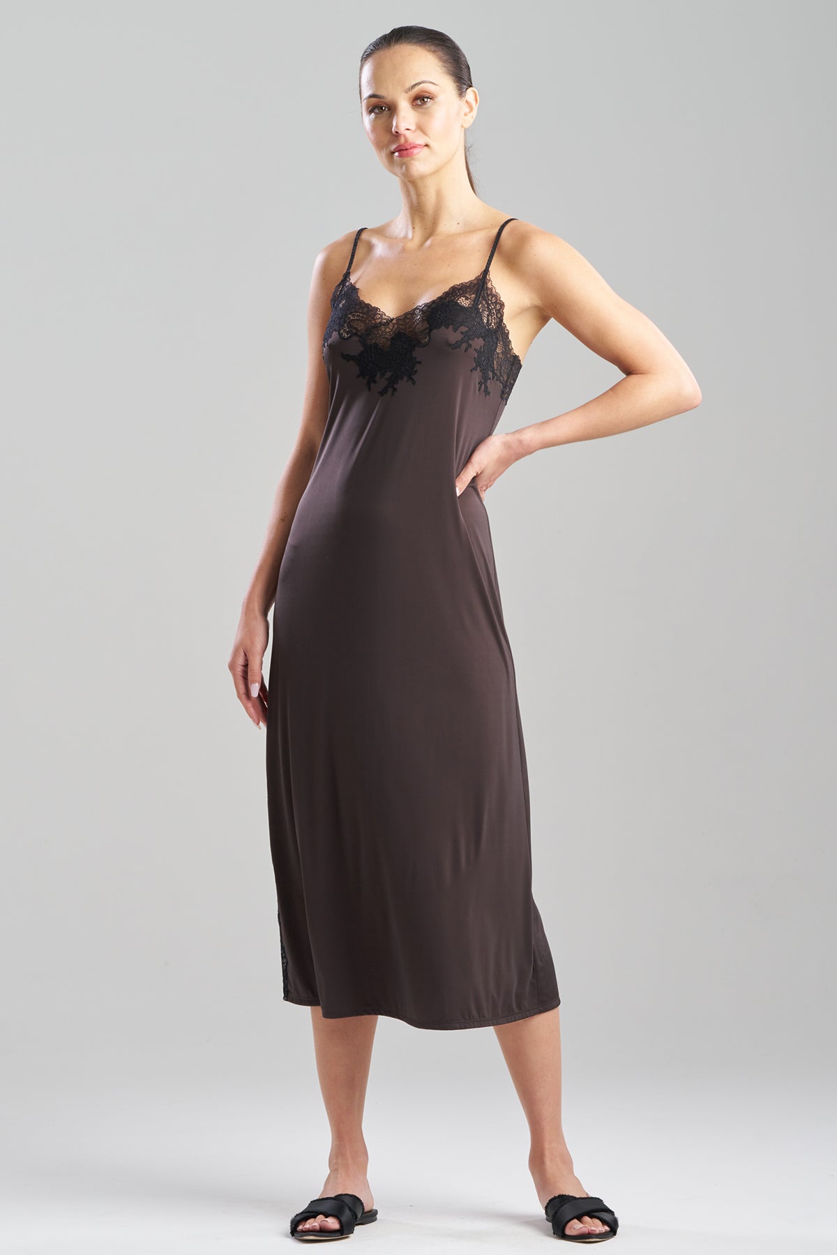 Enchant Slip Dress Espresso