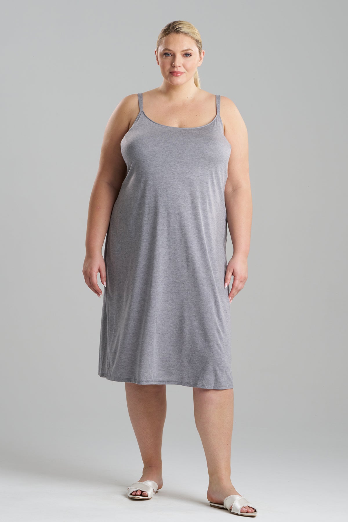Shangri-La TENCEL™ Slip Dress Heather Grey