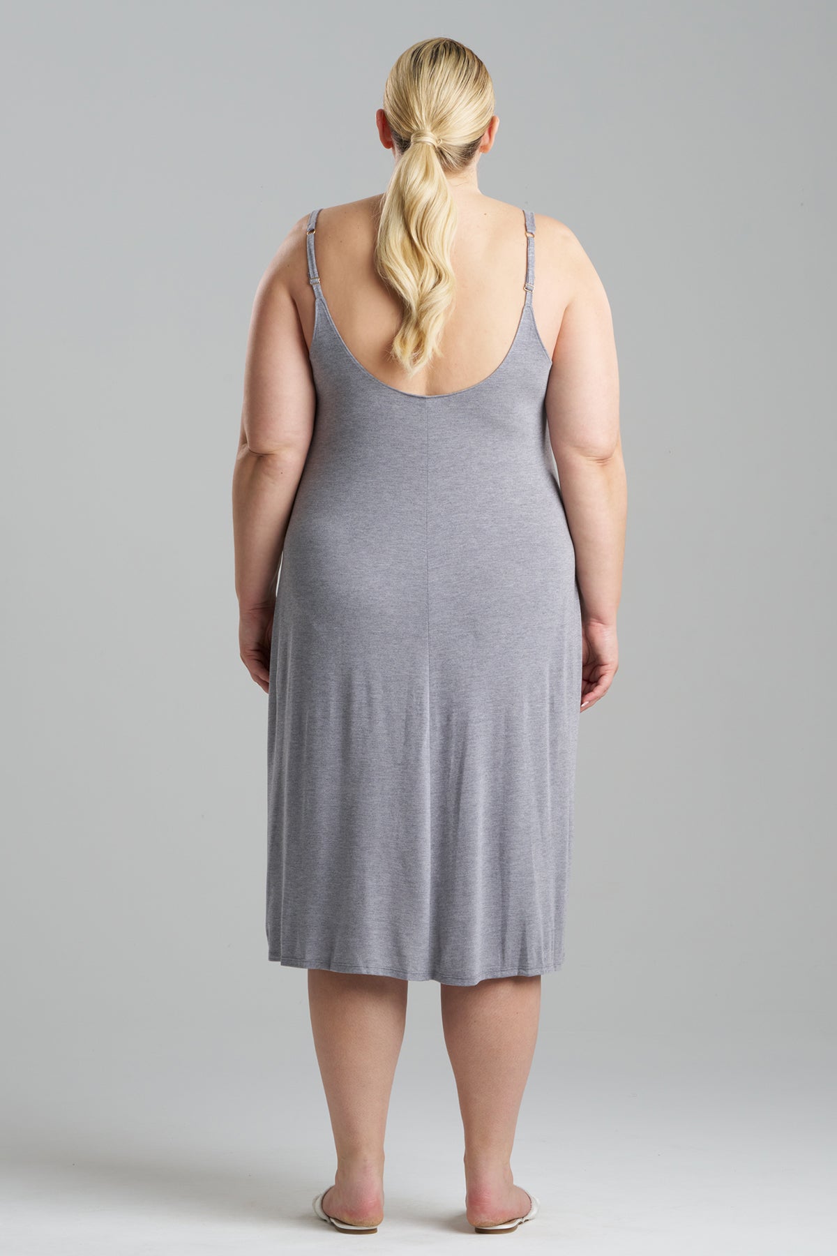 Shangri-La TENCEL™ Slip Dress Heather Grey