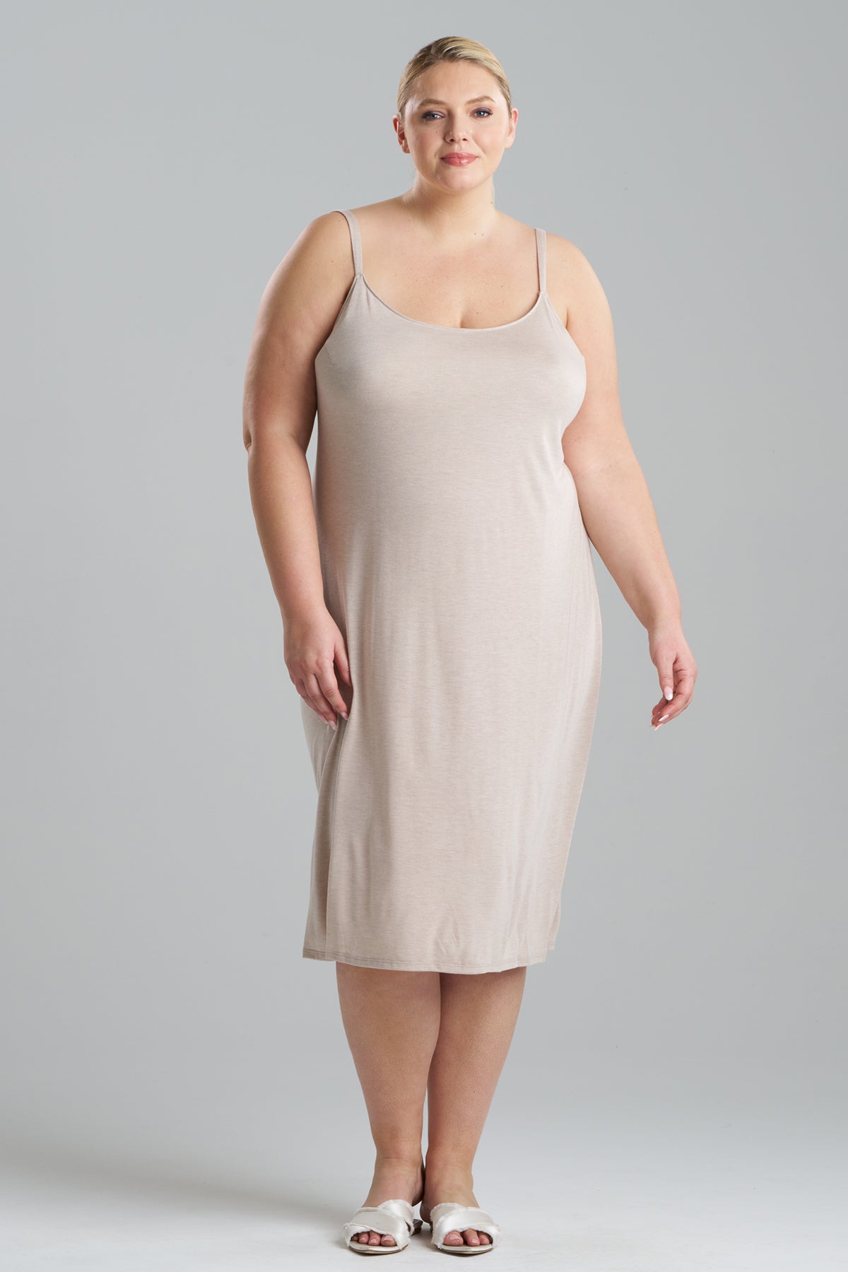 Buy Shangri-La TENCEL™ Gown in Cashmere Online Cashmere