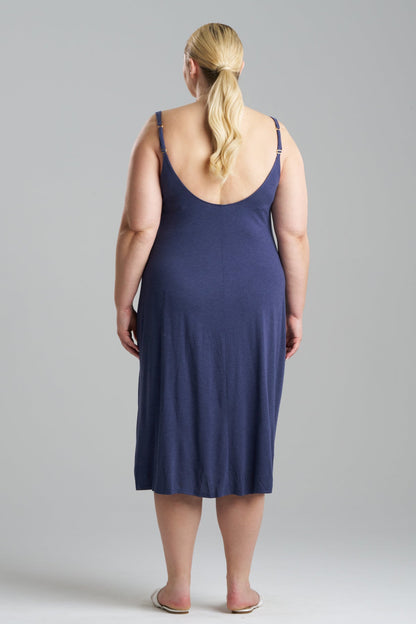 Buy Shangri-La TENCEL™ Gown in Ht Night Blue Online Ht Night Blue