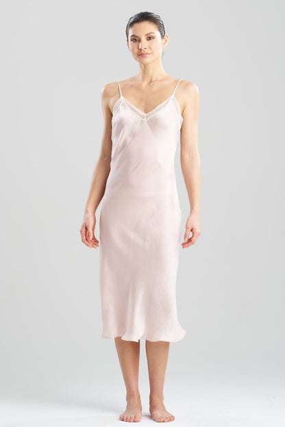 Ashley Icon Lace Slip Dress Shell Pink