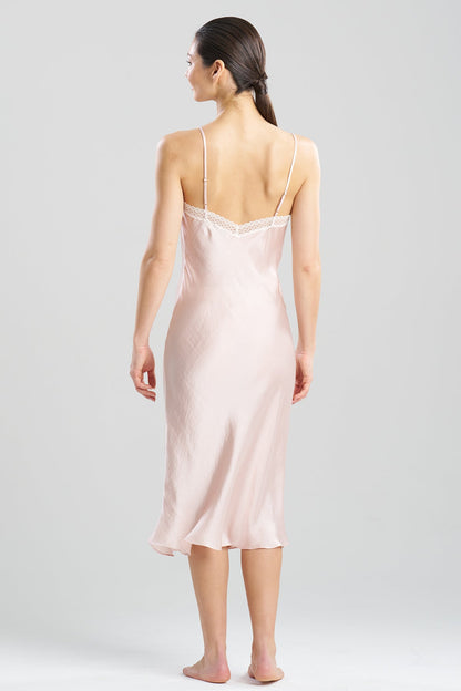 Ashley Icon Lace Slip Dress Shell Pink