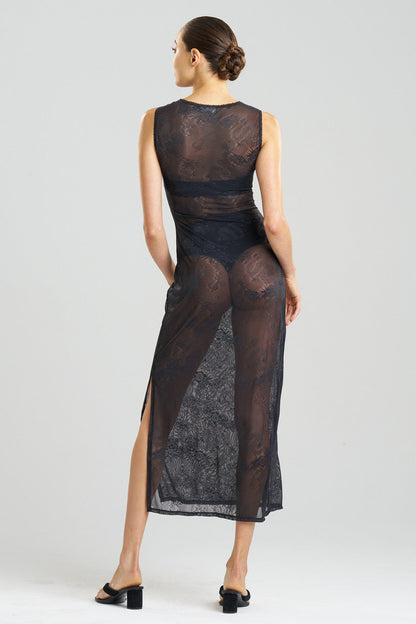 Buy Dragon Lace Gown in Black Online Black