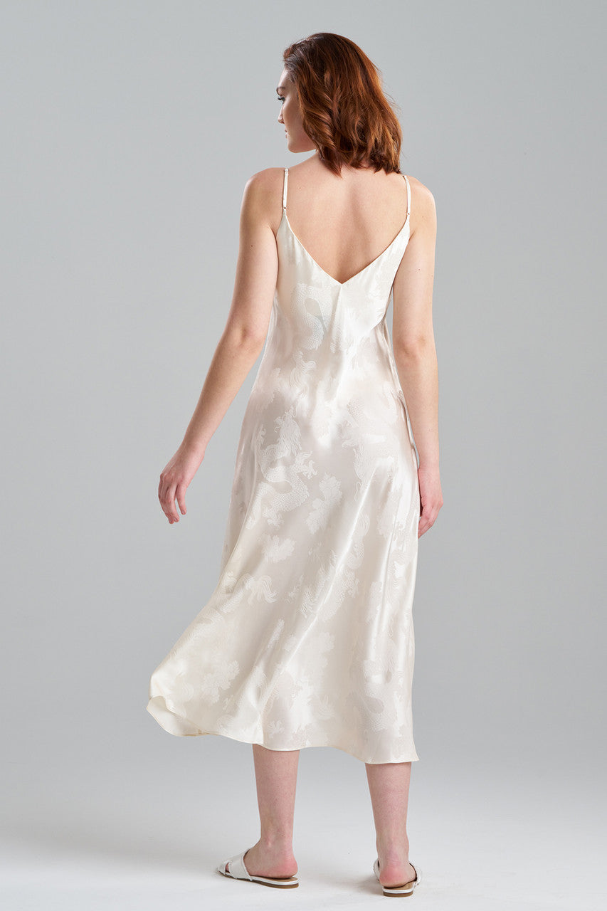 Buy Ines Dragon Gown in Warm White Online Warm White