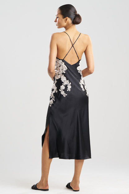 Buy Lolita Lace Silk Gown in Black/Ecru Online Black/Ecru