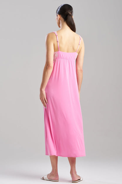 Enchant Lace Applique V-Neck Slip Dress Tulip/Ashen