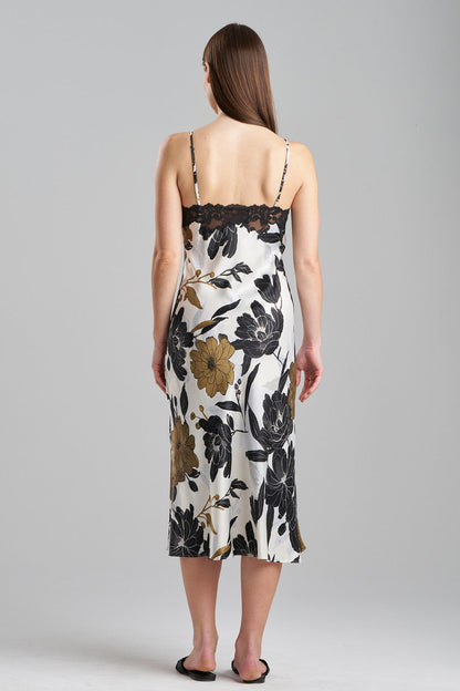 Buy Peony Blossom Lace Applique Gown in Neutral Online Neutral
