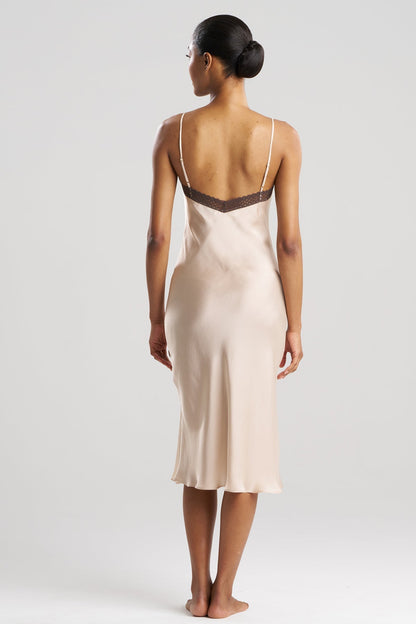 Ashley Icon Lace Slip Dress Cream