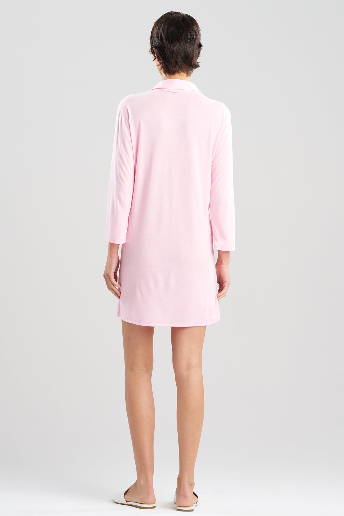 Shangri-La Embroidered TENCEL™ Sleepshirt Heather Tulip