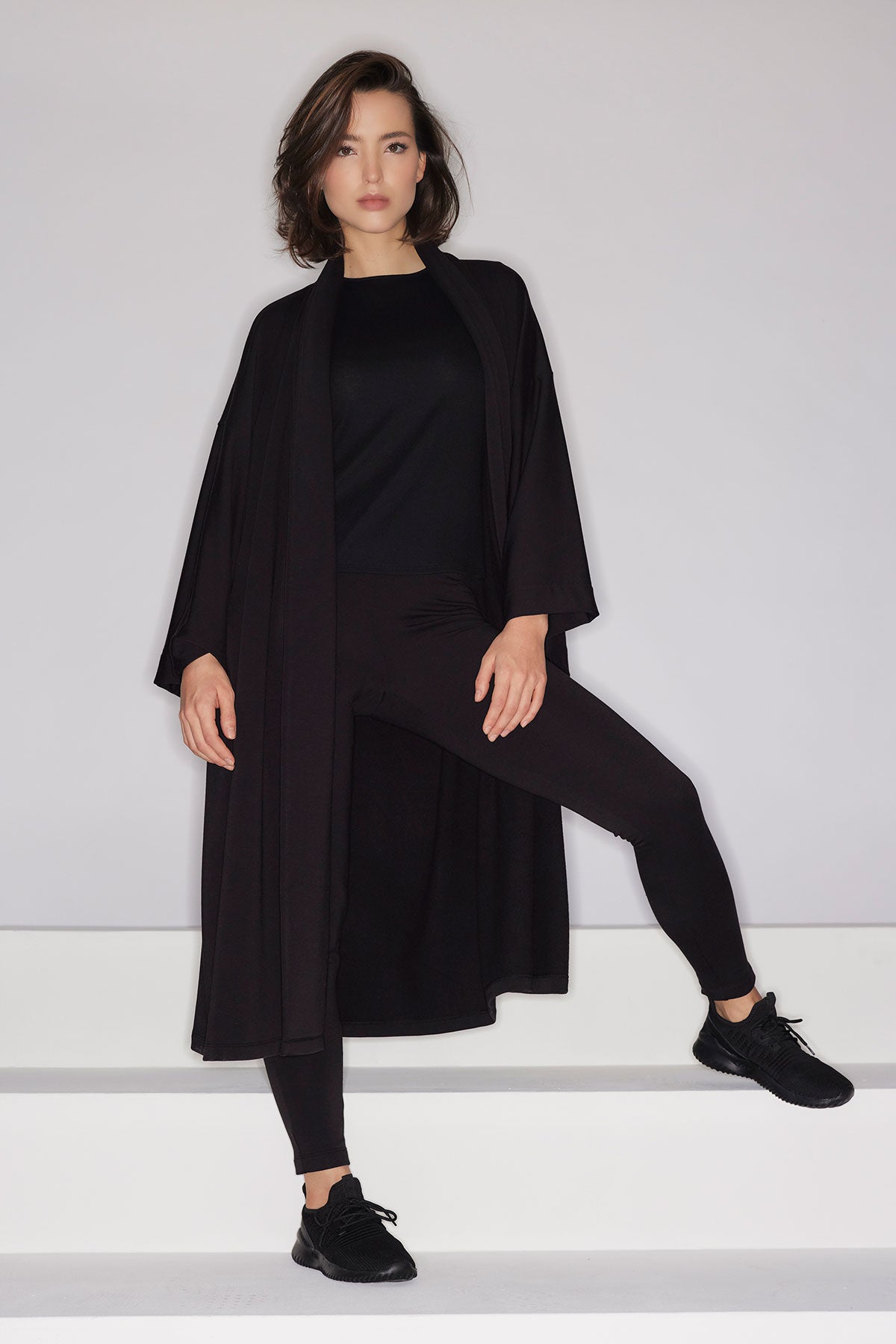 Cocoon Brushed French Terry Leggings Black