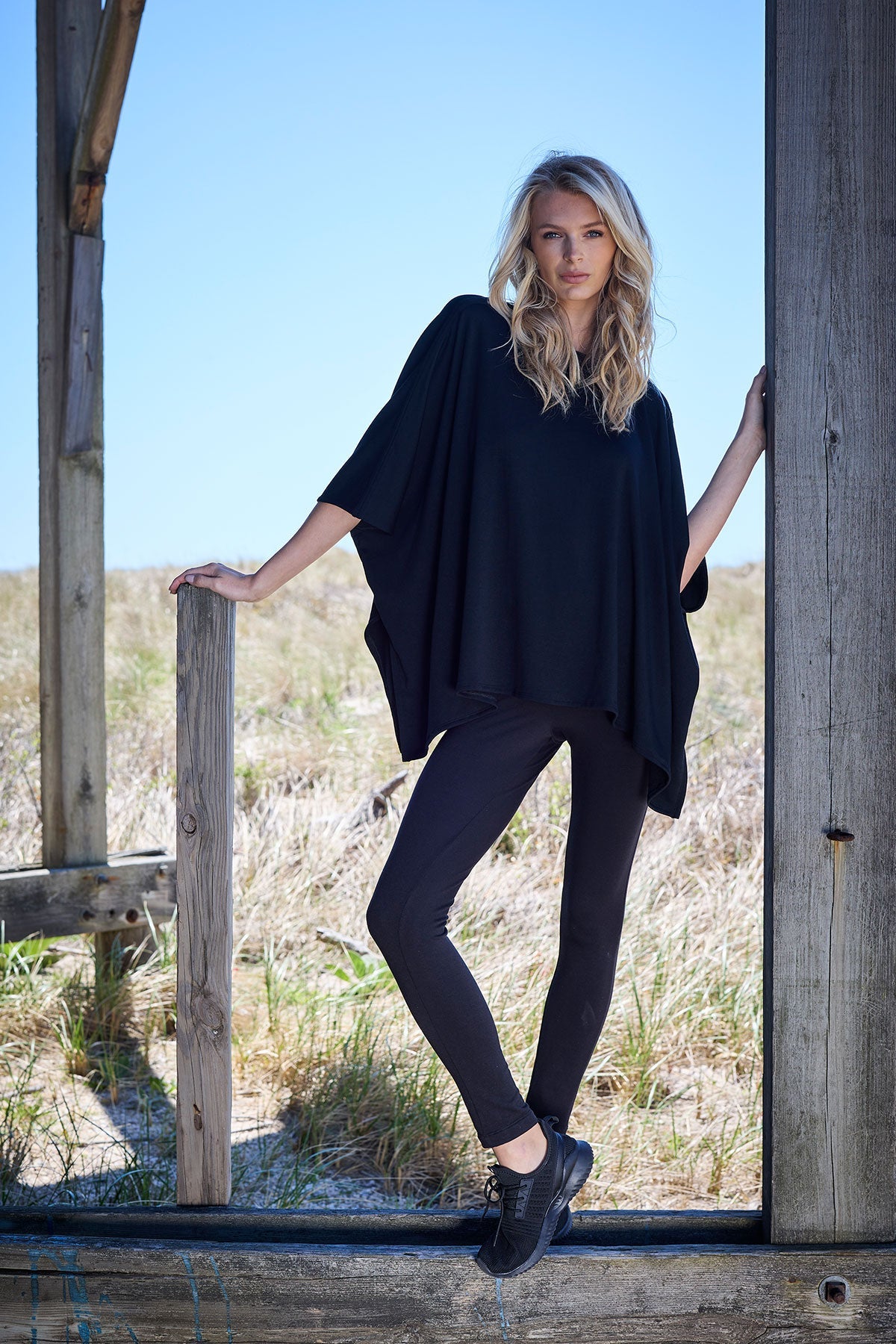 Cocoon Brushed French Terry Leggings Black