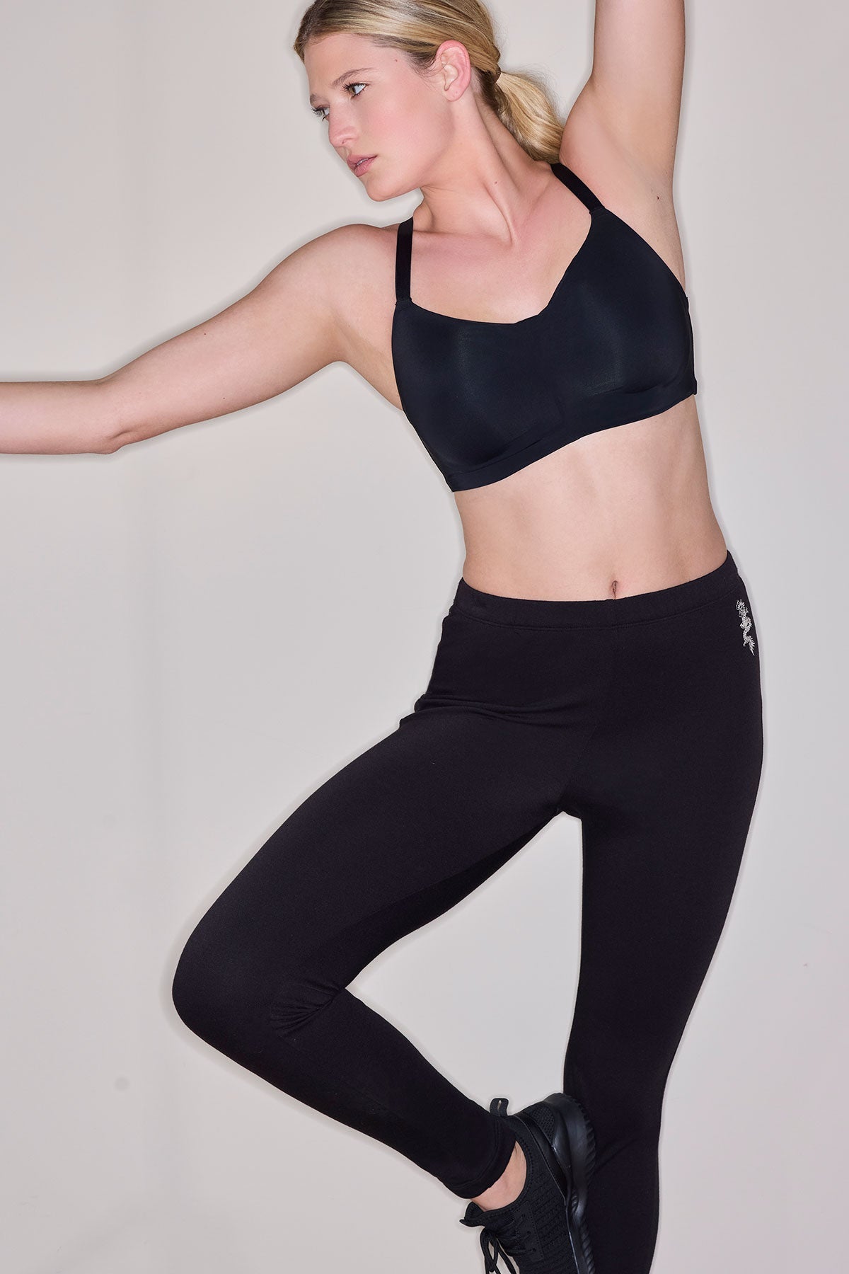 Cocoon Brushed French Terry Leggings Black