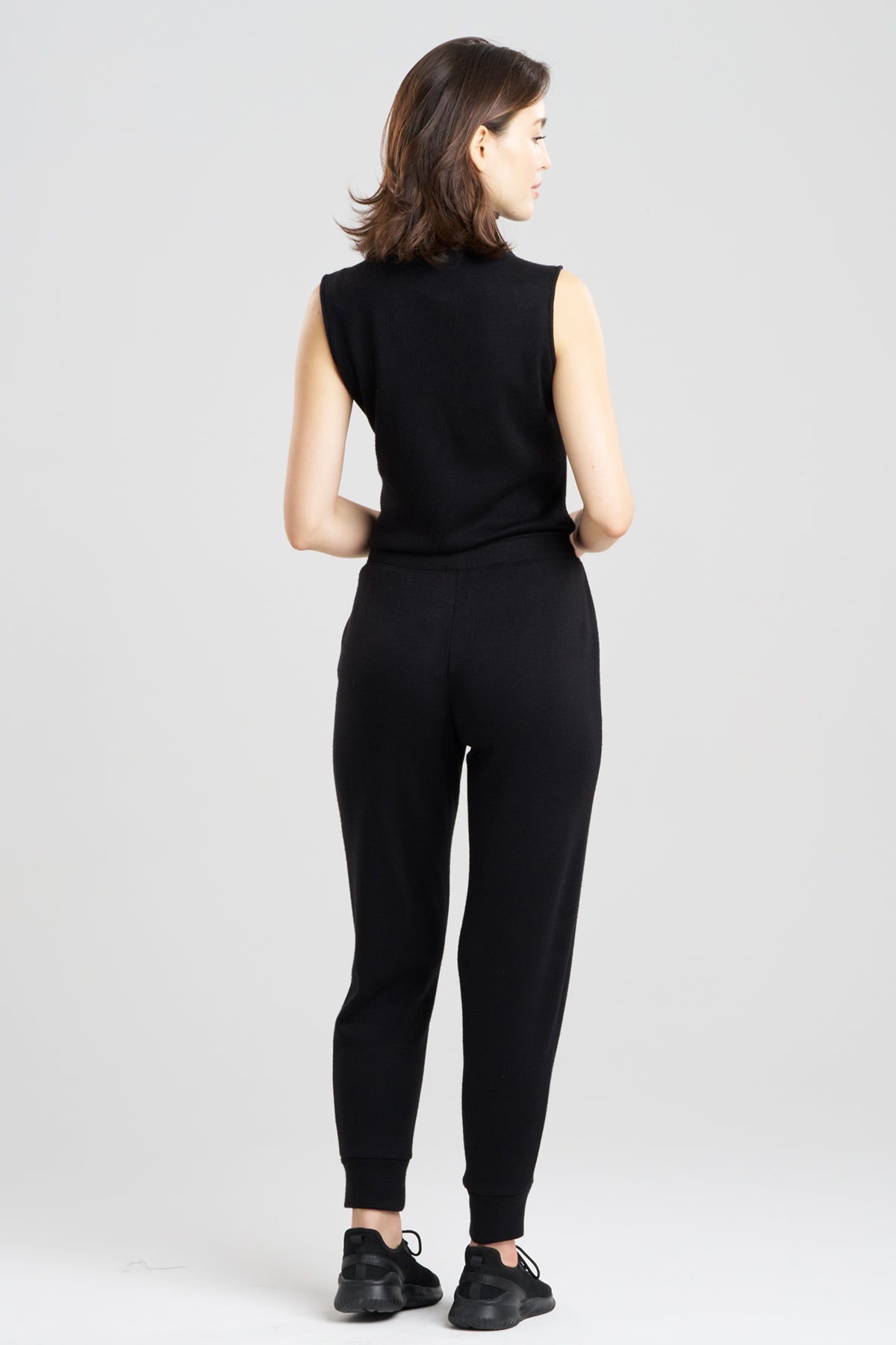 Himalaya Sweater Knit Joggers Black