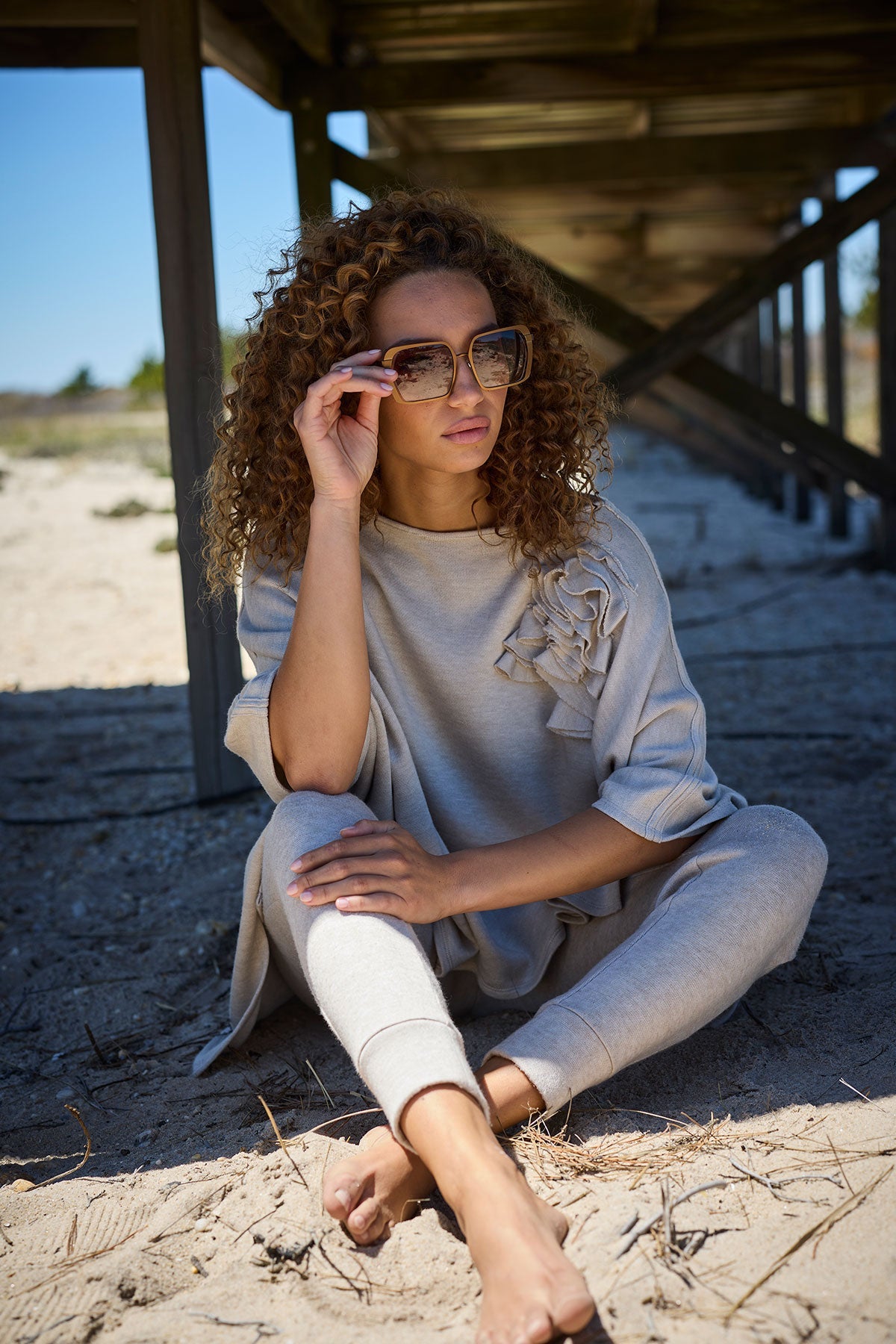 Himalaya Sweater Knit Joggers Cashmere