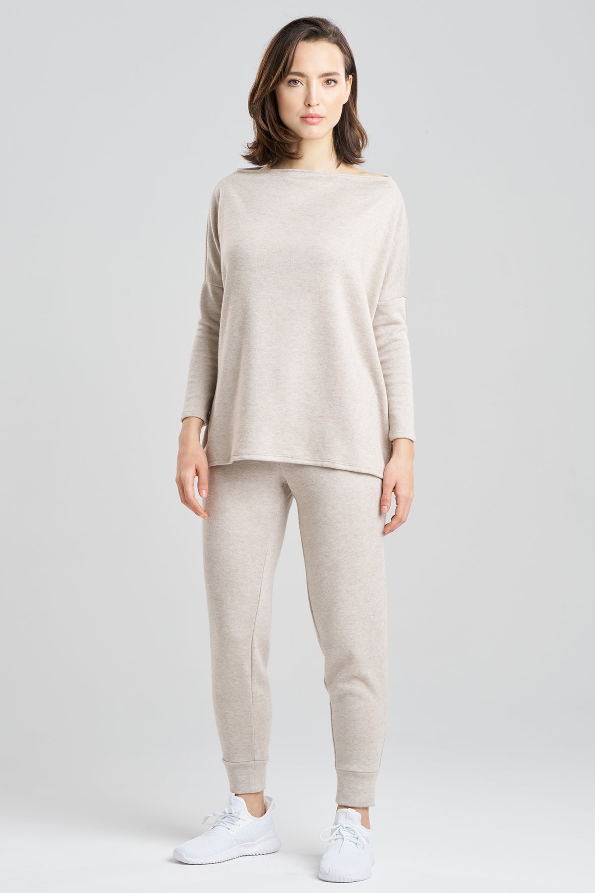 Himalaya Sweater Knit Wedge Top Cashmere