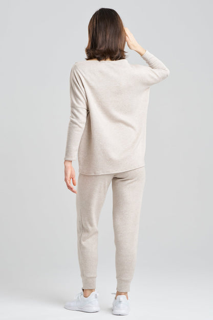 Himalaya Sweater Knit Wedge Top Cashmere