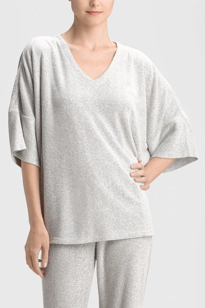 Buy Terry Lounge Top in Heather Grey Online Heather Grey