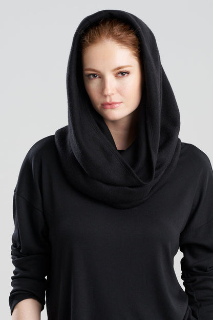 Himalaya Sweater Knit Snood Black
