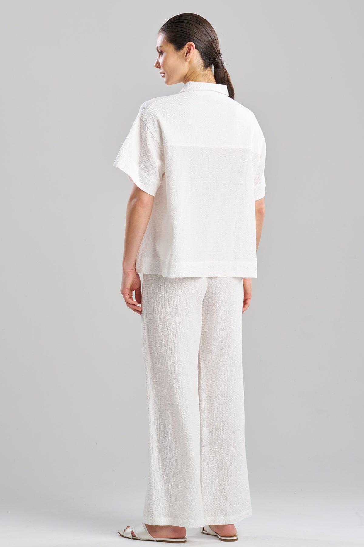 Onsen Cotton Button Down Shirt White