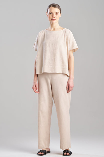 Onsen Cotton Wedge Top Sand Dune
