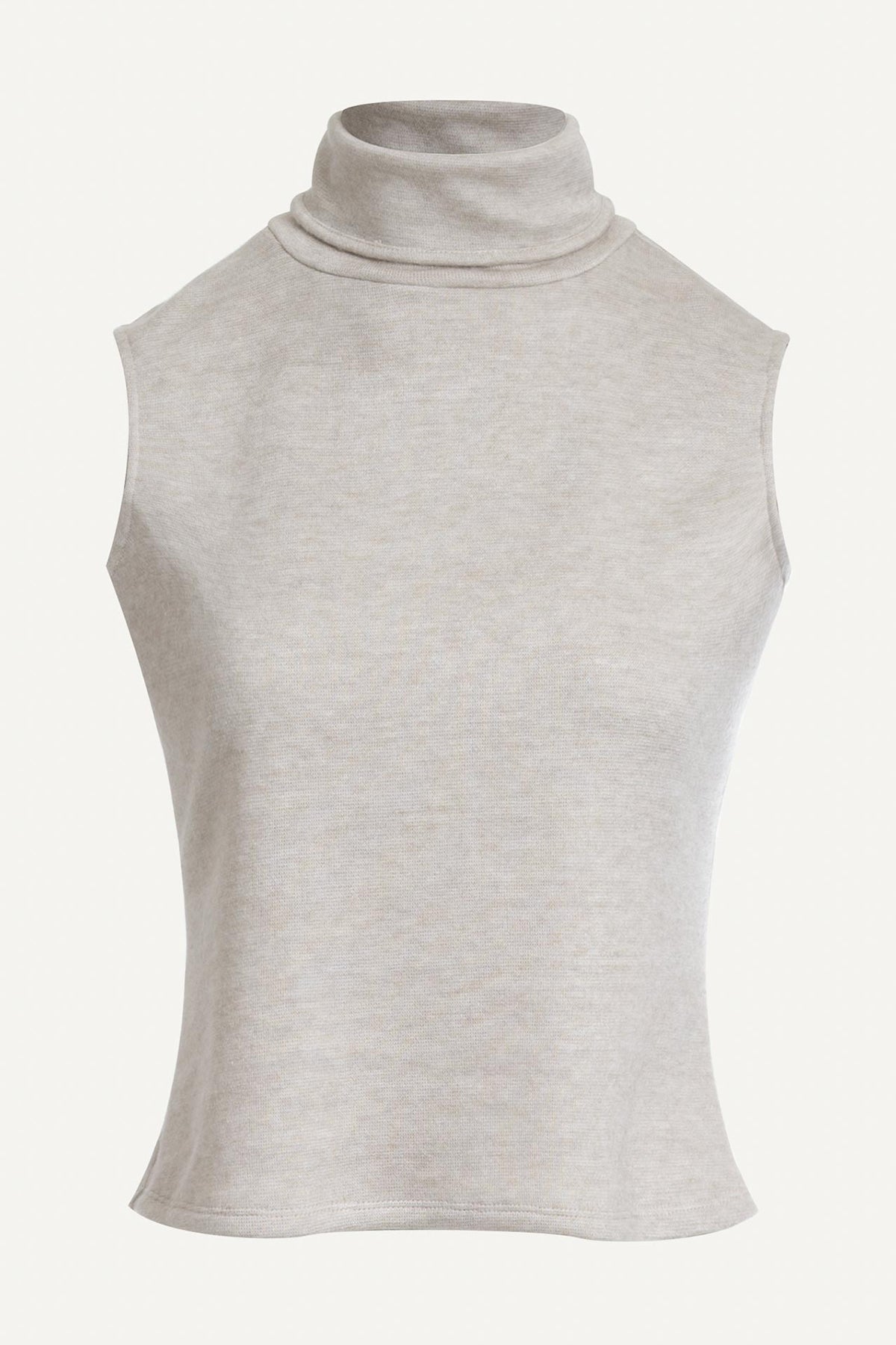 Himalaya Sweater Knit Mock Neck Top Cashmere