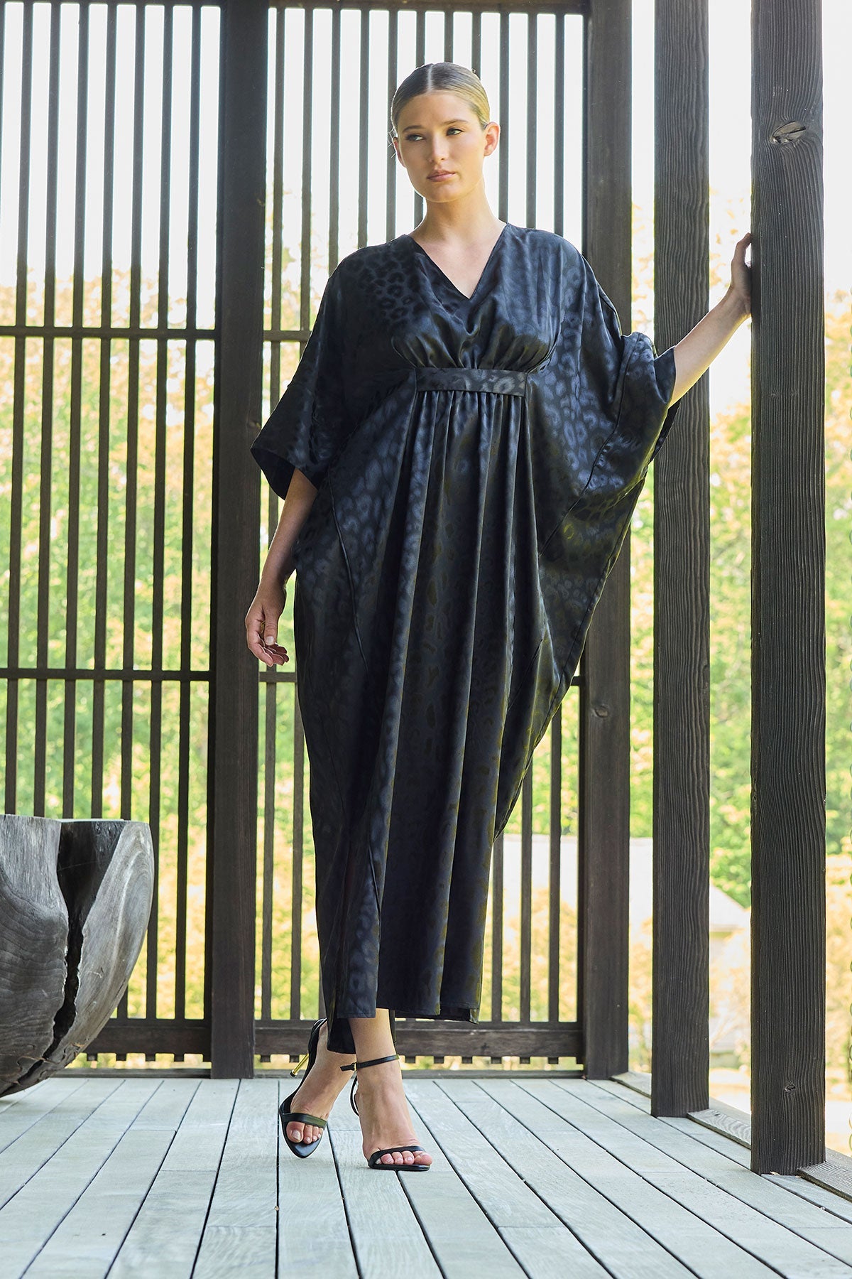 Buy Decadence Caftan in Black Online Black