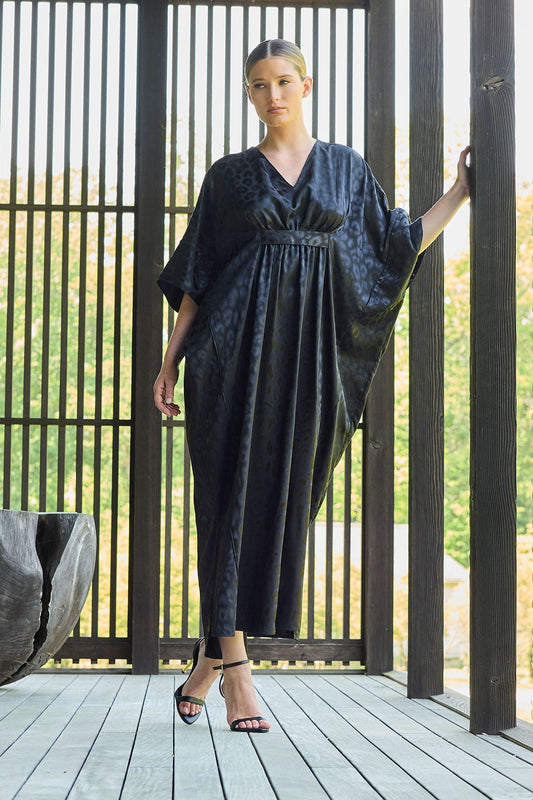 Buy Decadence Caftan in Black Online Black