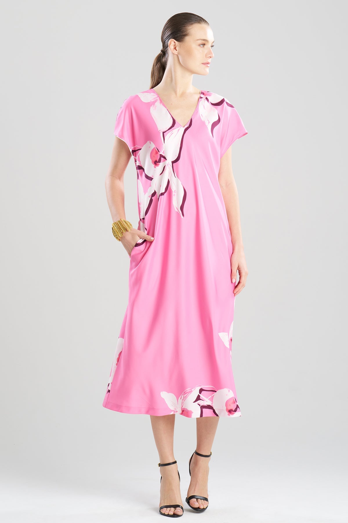 Orchida Short Sleeve Caftan Tulip