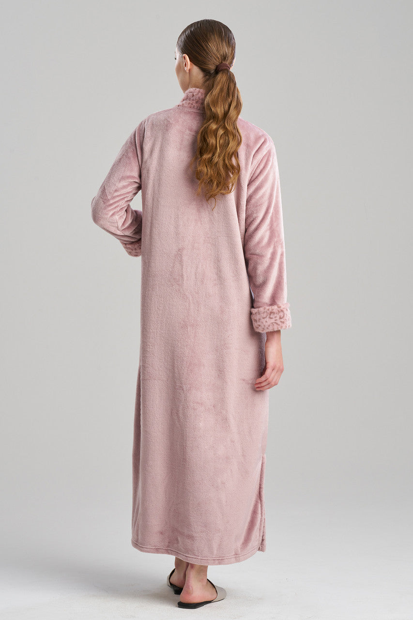 Buy Plush Lynx Mandarin Zip Lounger in Nude Blush Online Nude Blush