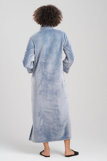 Buy Plush Lynx Mandarin Zip Lounger in Blue Granite Online Blue Granite
