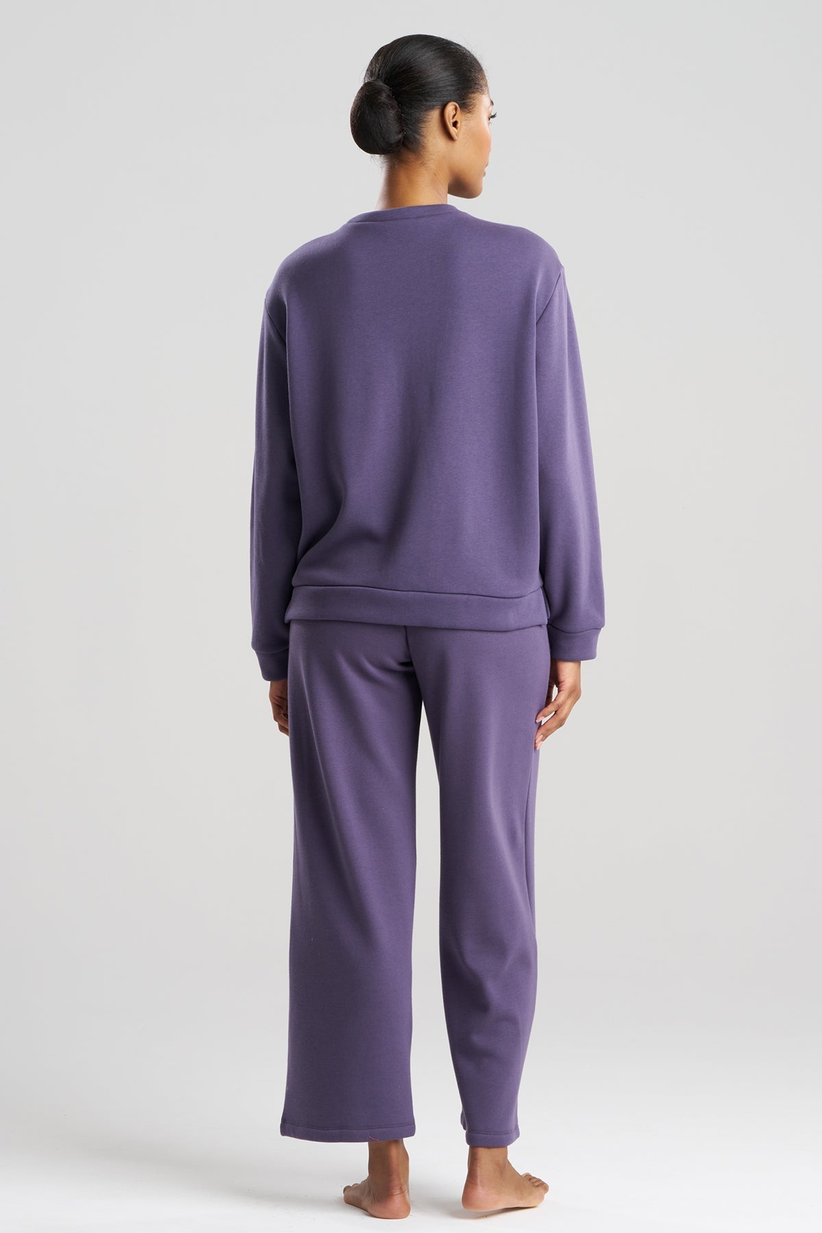 Nova Cozy Brushed Knit Everywhere Crew Neck Top Twilight Blue