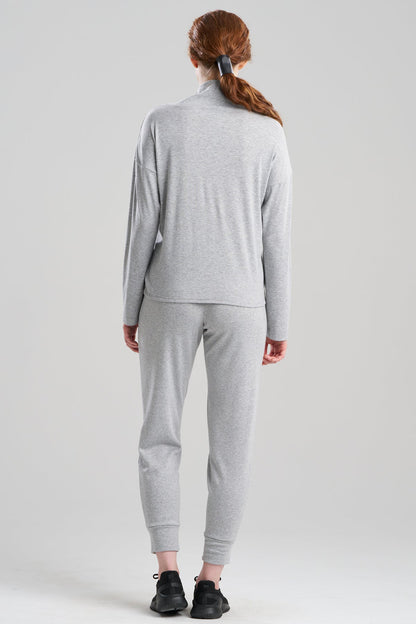 Jersey Essentials Long Sleeve Top Ht. Grey