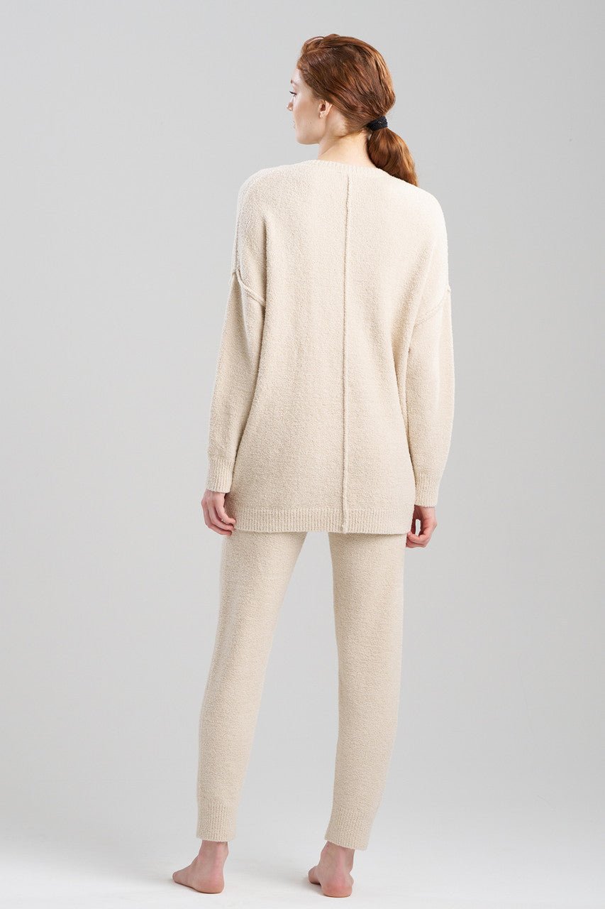 Buy Luna Mellow V-Neck Top in Cream Online Cream