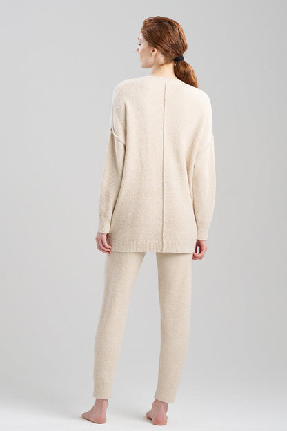 Buy Luna Mellow V-Neck Top in Cream Online Cream