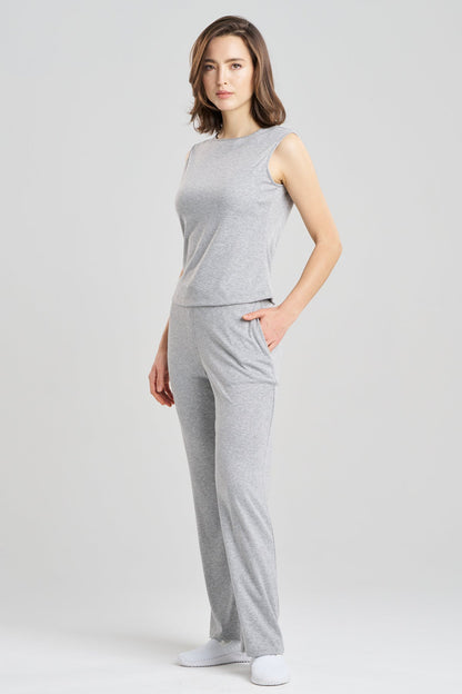 Jersey Essentials Shell Tank Ht. Grey