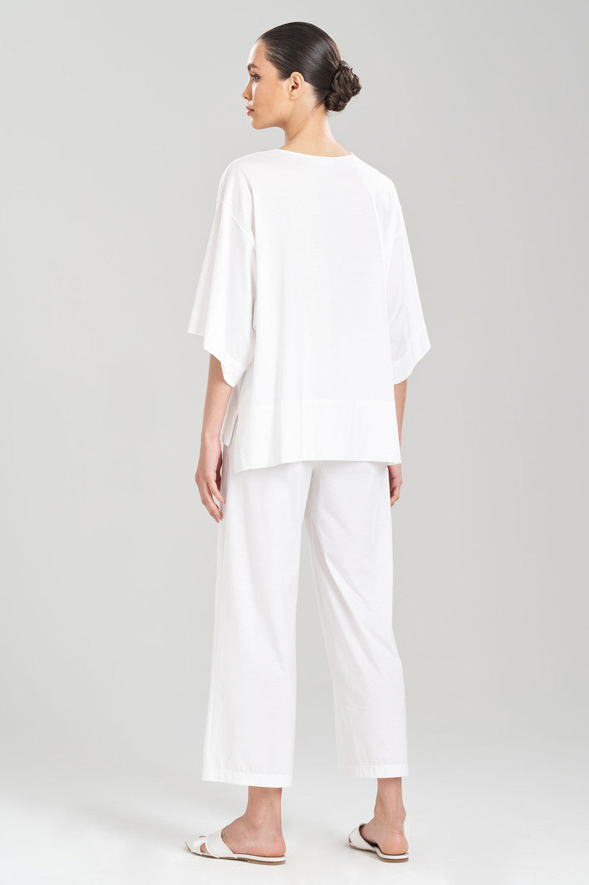 Buy Bliss Essentials V-Neck Top in White Online White