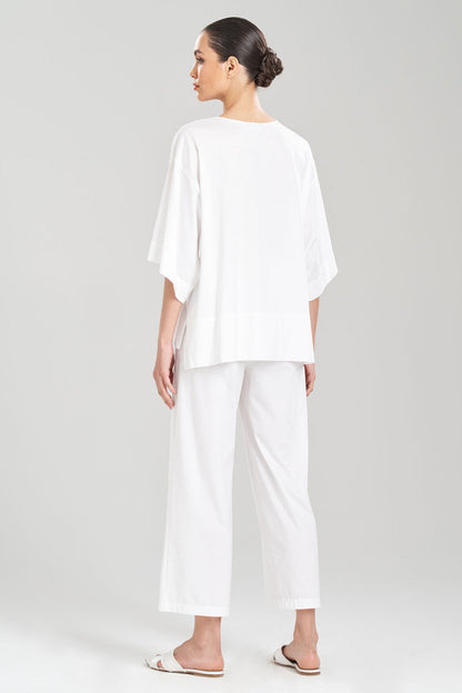Buy Bliss Essentials V-Neck Top in White Online White