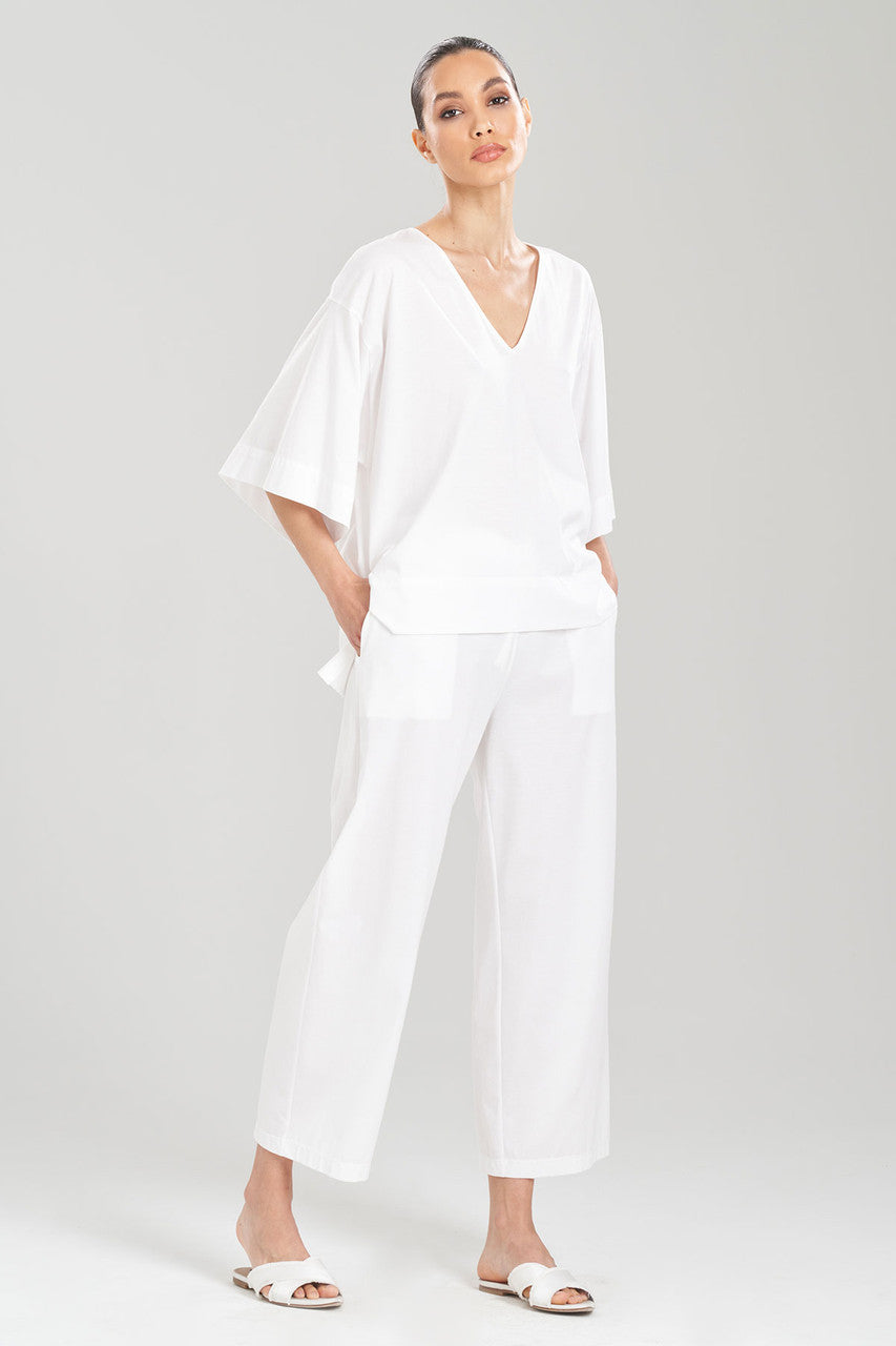 Buy Bliss Essentials V-Neck Top in White Online White