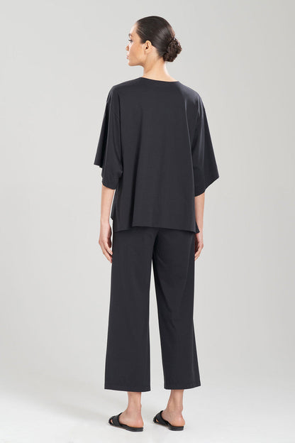 Buy Bliss Essentials V-Neck Top in Black Online Black