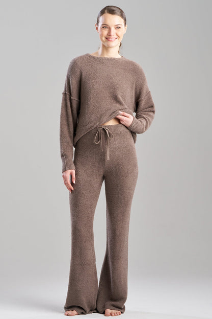 Luna Mellow Flare Pants Dark Taupe