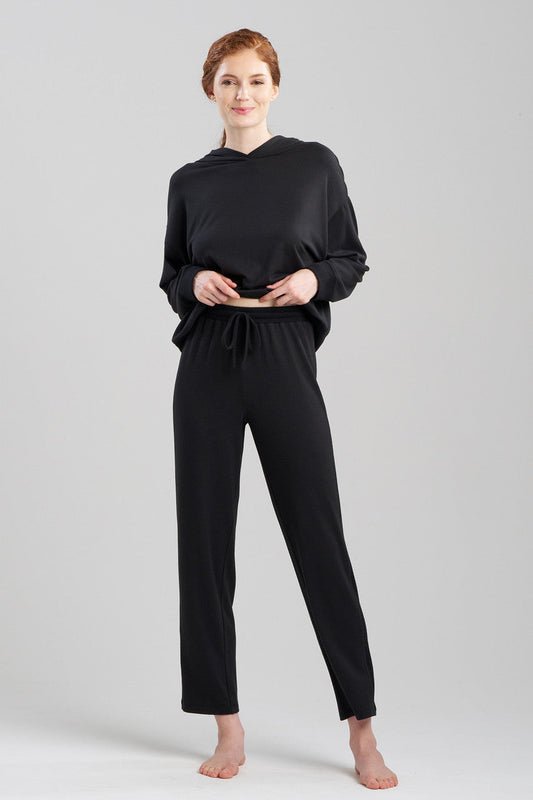 Buy Eden Rib Knit Everywhere Tapered Pants in Black Online Black
