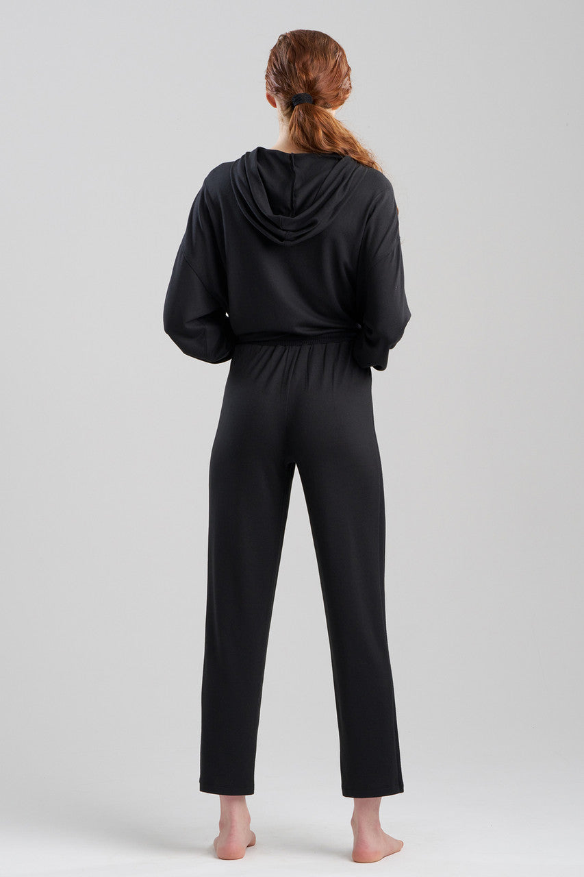 Buy Eden Rib Knit Everywhere Tapered Pants in Black Online Black