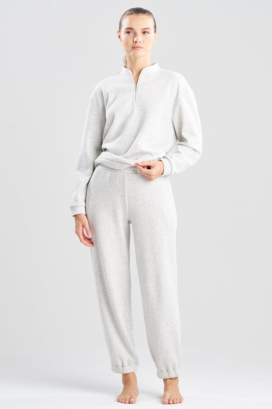 Nova Cozy Brushed Knit Everywhere Joggers Light Heather Grey