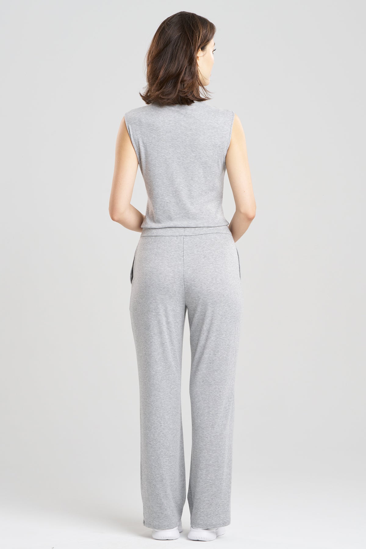 Jersey Essentials Straight Leg Pants Ht. Grey