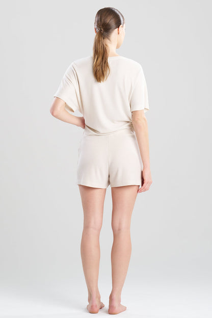 Mila Waffle Everywhere Banded Shorts Ecru
