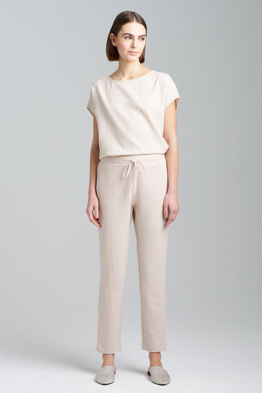 Buy Onsen Cotton Slim Pants in Sand Dune Online Sand Dune