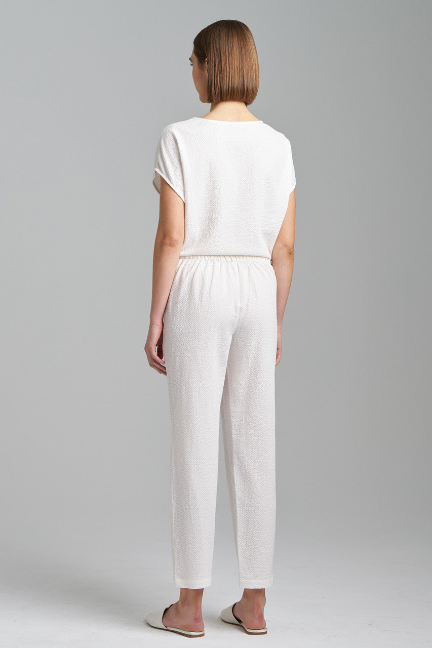 Buy Onsen Cotton Slim Pants in White Online White