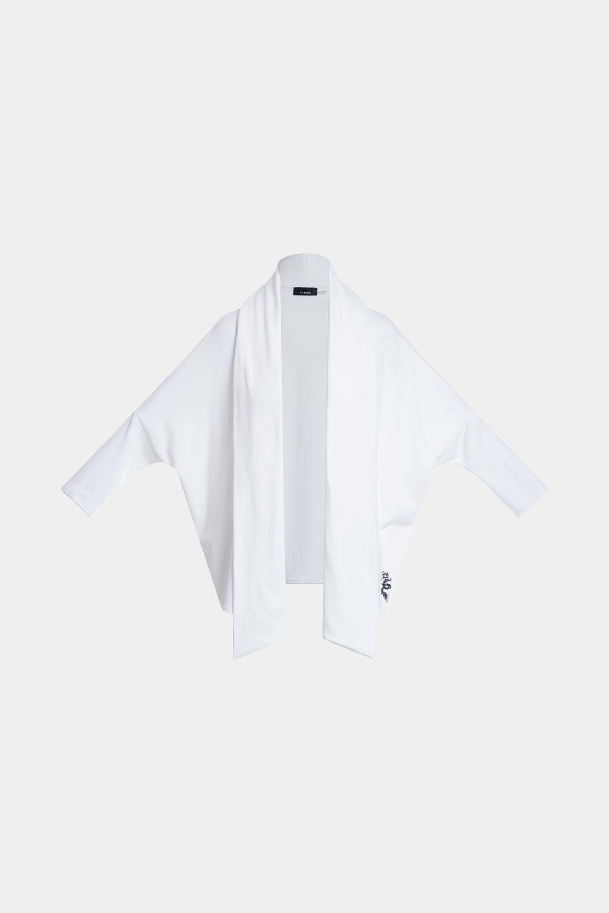 Cocoon Brushed French Terry Cardigan White
